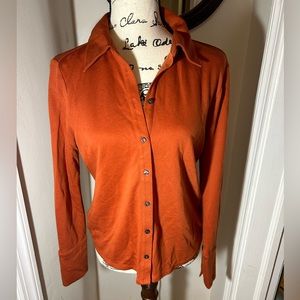 Banana Republic Essential Polo- Rustic Villa Orange- Medium